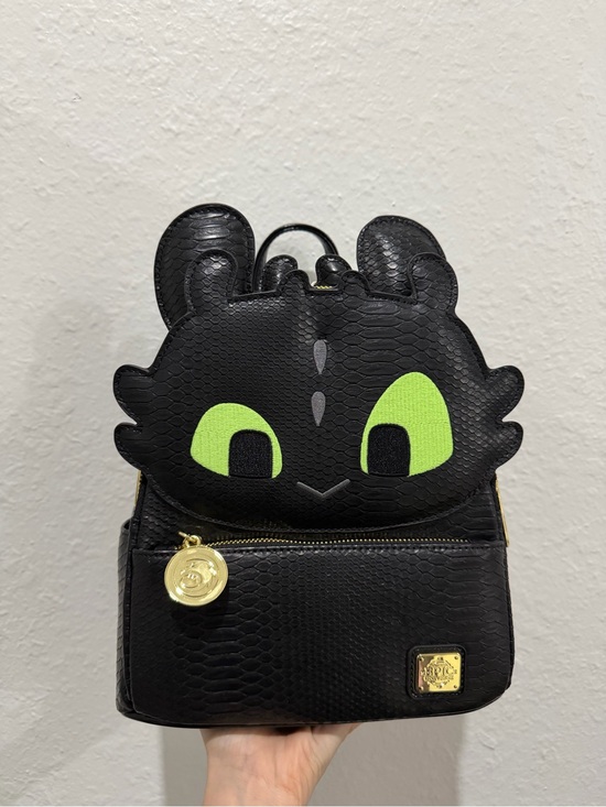 Loungefly Handbags - Universal Epic Universe Loungefly Toothless Dragon Backpack & Ears GOLD Limited